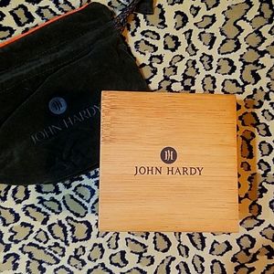 Genuine John Hardy Bamboo Box w/Cloth-NEW!